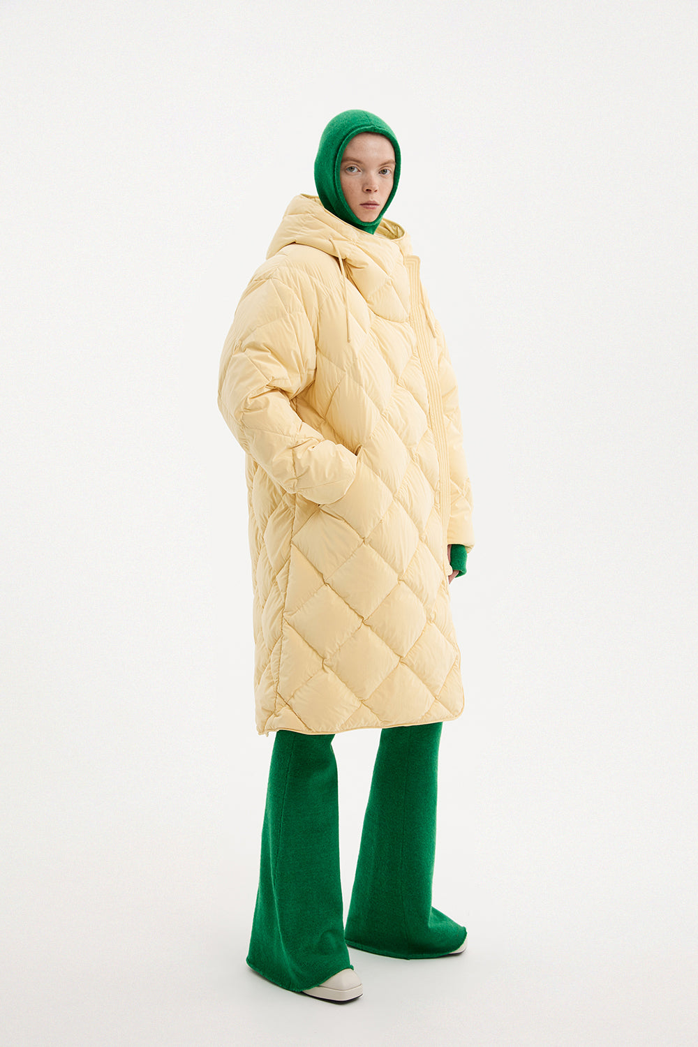 Atti Coat Powder Sandy