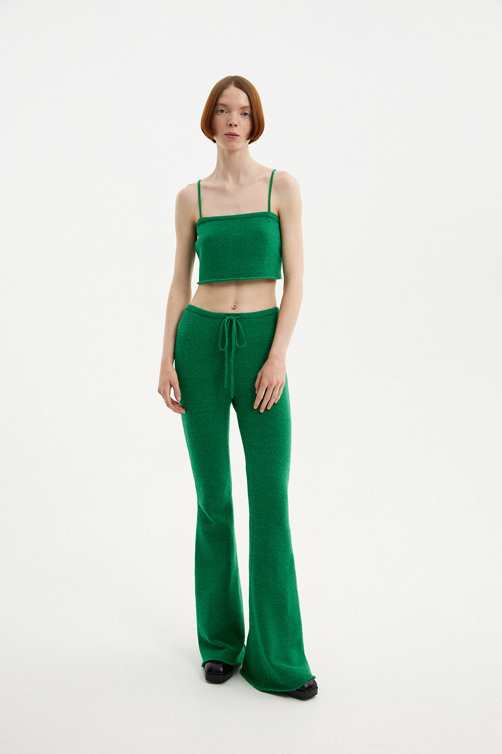 Flannel Top Green