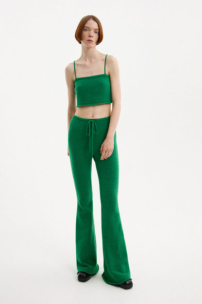 Flannel Top Green
