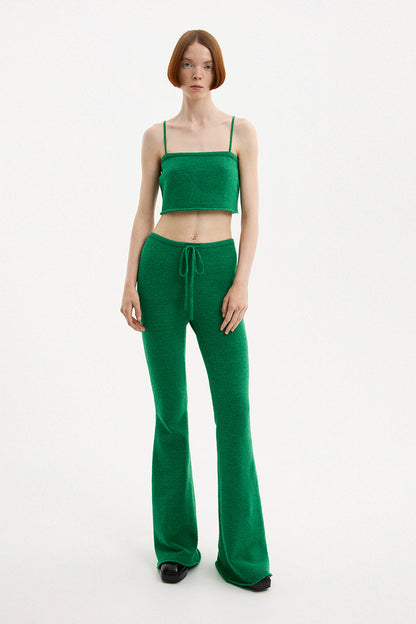 Flannel Top Green