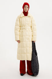 Trench Coat Leather Cream