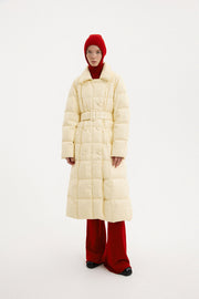 Trench Coat Leather Cream