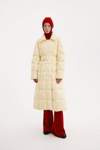Trench Coat Leather Cream