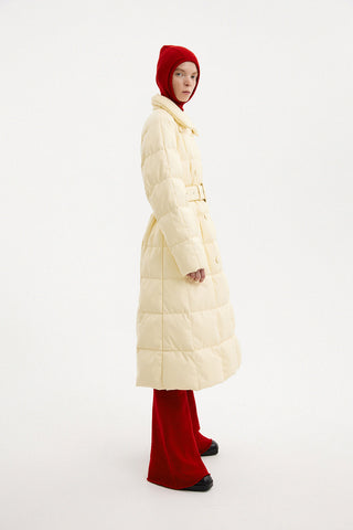 Trench Coat Leather Cream
