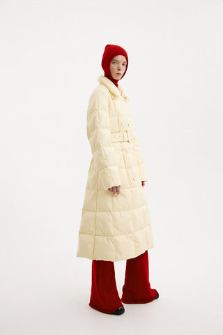 Trench Coat Leather Cream