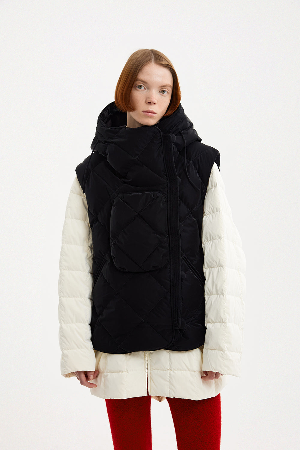 Atti Vest Powder Black