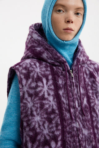 Core Vest Wool Purple