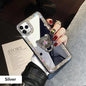 Tide Brand Bear Bracket Make Up Mirror Phone Case lbcase
