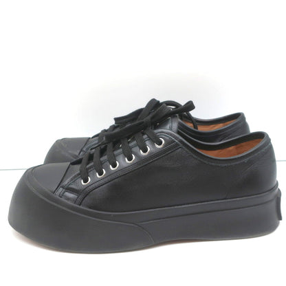 Marni Pablo Low Top Sneakers Black Leather Size 41