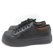 Marni Pablo Low Top Sneakers Black Leather Size 41