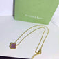 Four Leaf Clover Gold Necklace lbcase