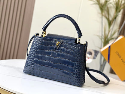 2022 Crocodile Pattern Handbag-2