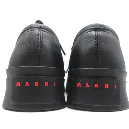 Marni Pablo Low Top Sneakers Black Leather Size 41