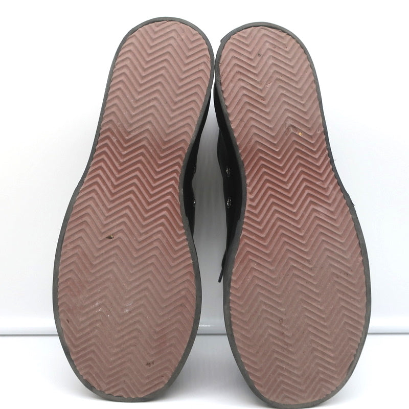 Marni Pablo Low Top Sneakers Black Leather Size 41