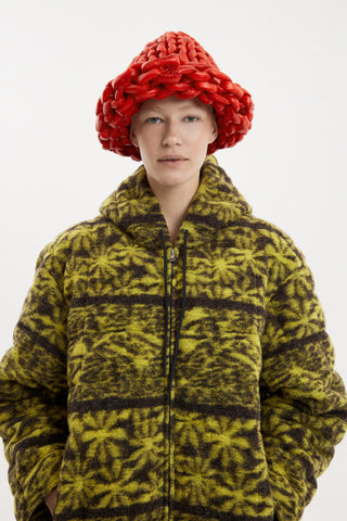 Core Jacket Wool Yellow