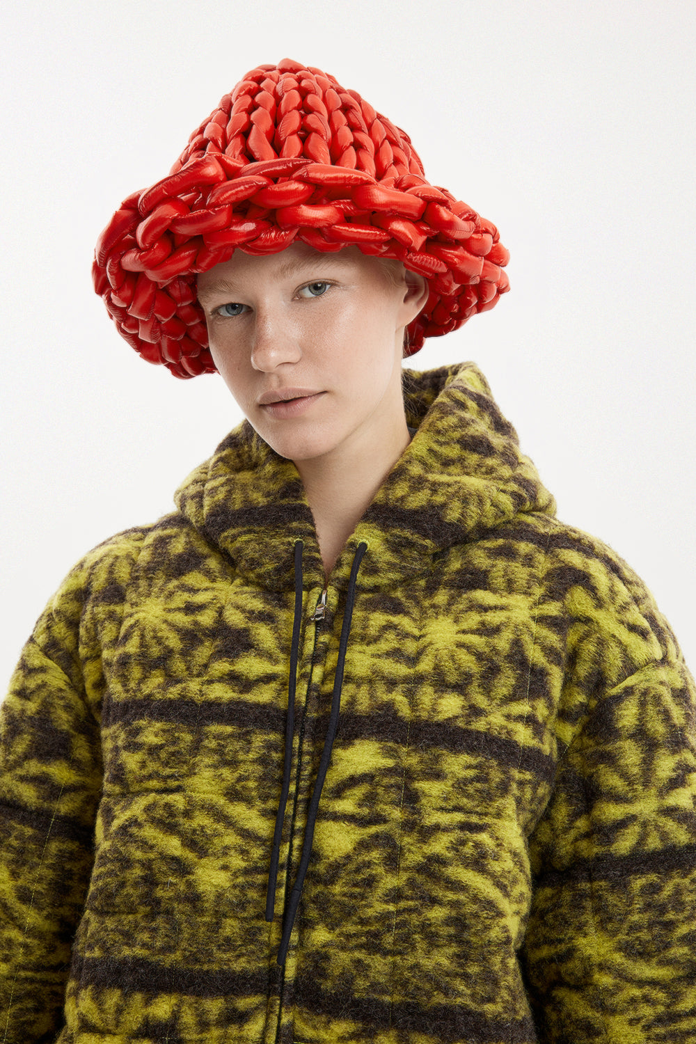 Core Jacket Wool Yellow