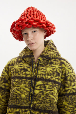 Core Jacket Wool Yellow