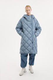 Atti Coat Micro Stone Blue