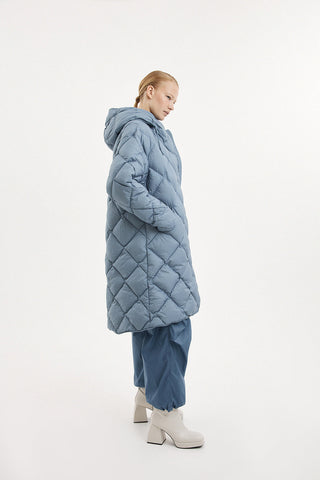Atti Coat Micro Stone Blue