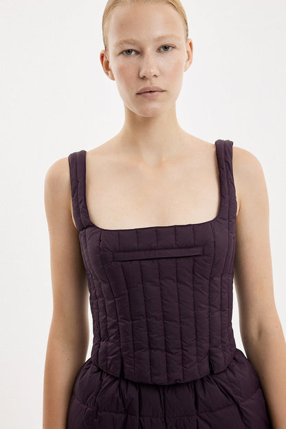 Down Corset Micro Pomegranate