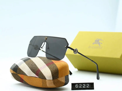 6 COLORS Half Frame THIN METAL FRAME SUNGLASSES lbcase