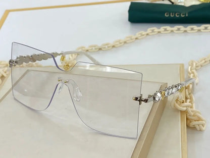 6 COLORS CHAIN ACCESSORIES SUNGLASSES lbcase