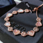 Love Diamond Bracelet Necklace Ring Earrings