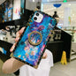 Starry sky flower square phone case lbcase
