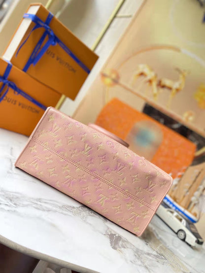 Large capacity PINK handbag lbcase