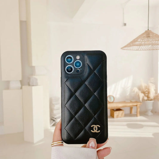 Fashion all-inclusive side leather phone case lbcase