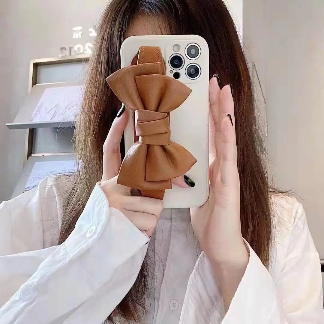 Bowknot  wrist phone case For iphone lbcase