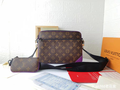 Three-in-one old flower bag lbcase
