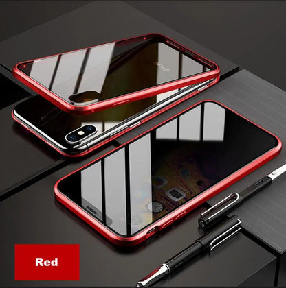 Magnetic tempered glass case lbcase
