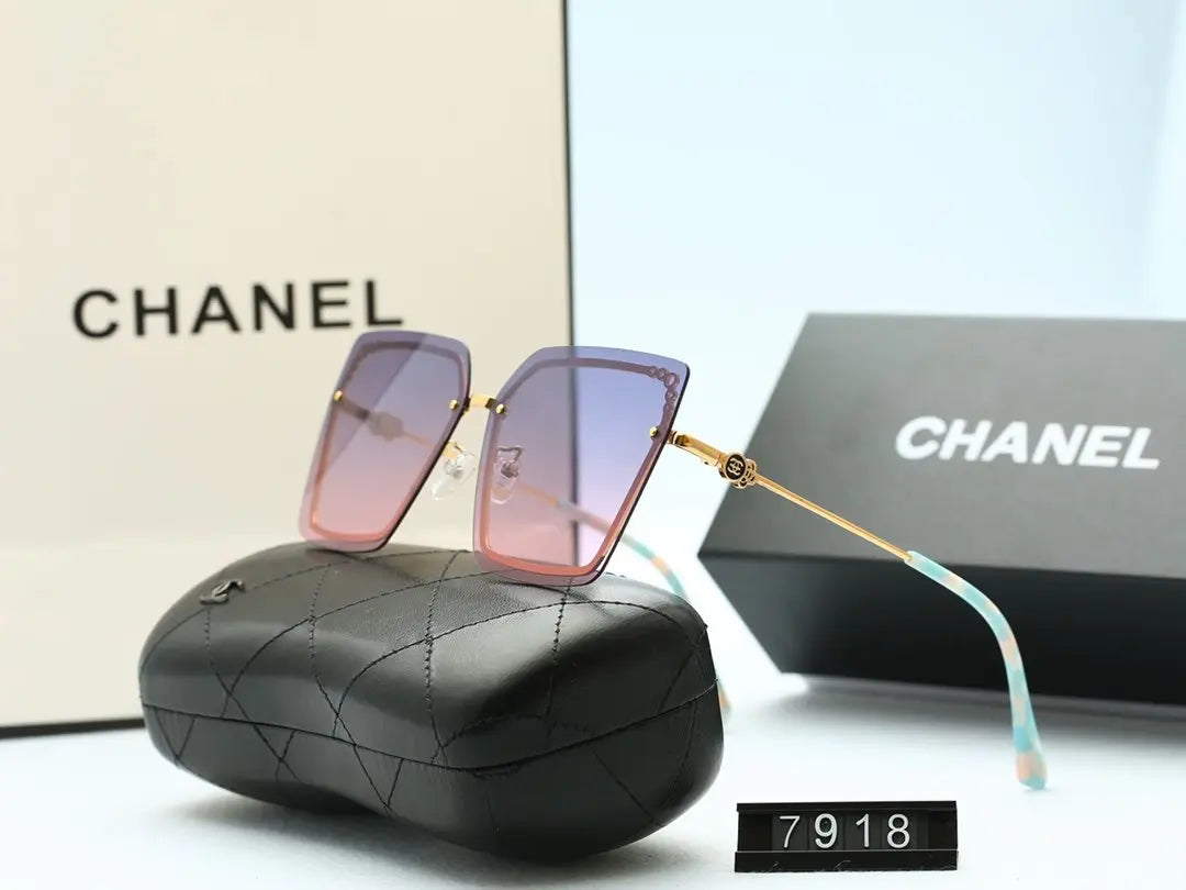 5 COLORS WOMEN FASHION POLYGON SUNGLASSES lbcase