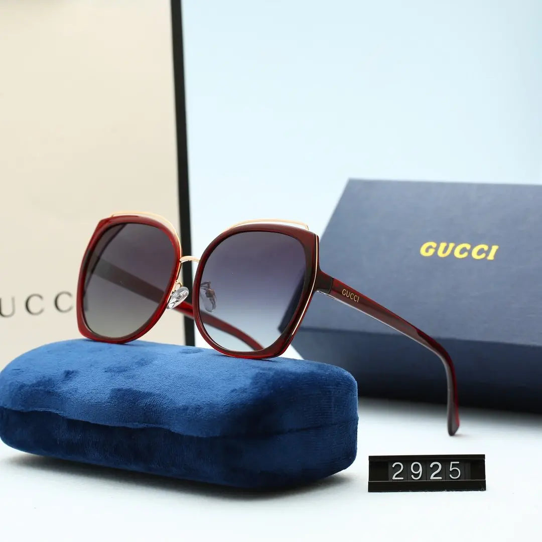 5 COLORS CAT EYE SUNGLASSES lbcase