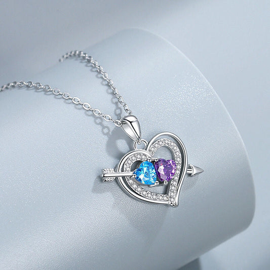 95 sterling silver necklace pendant for women's love lbcase