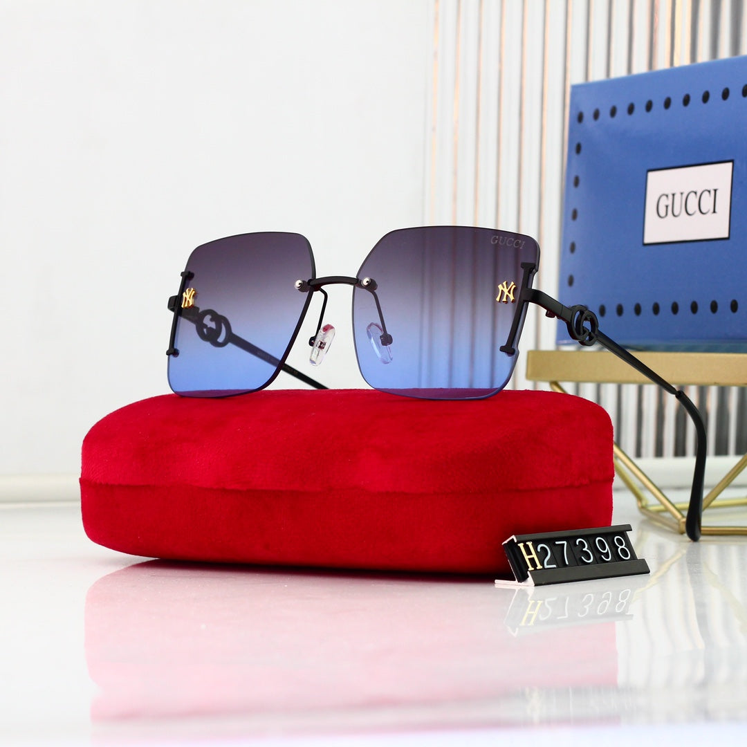 7 Colors Frameless Design Fashion Sunglasses In 2022 lbcase