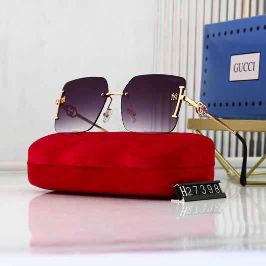 7 Colors Frameless Design Fashion Sunglasses In 2022 lbcase
