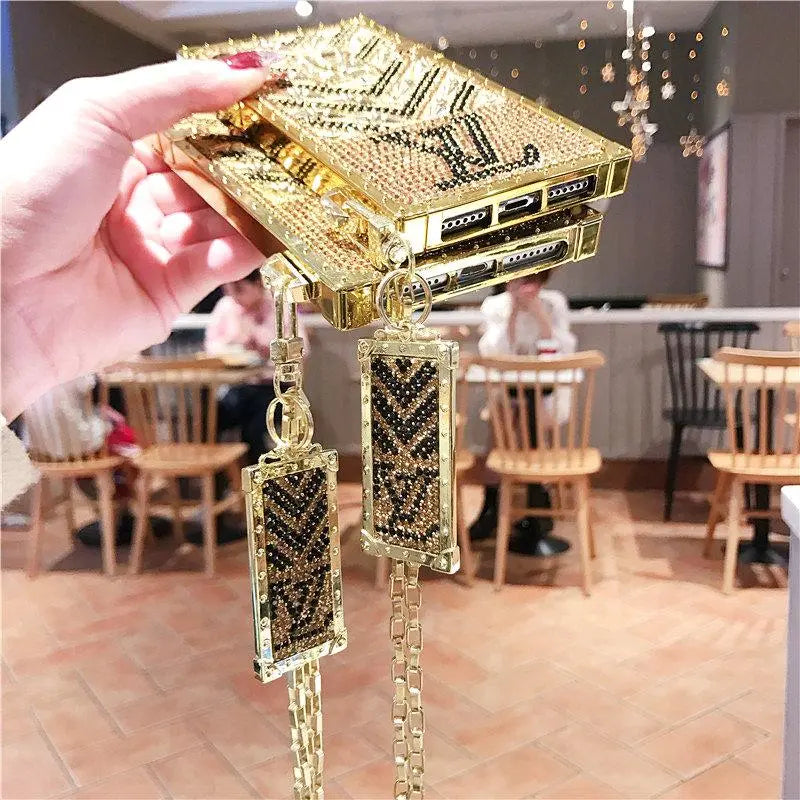 Full Diamond square phone case for iPhone lbcase