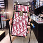 Fashion letter pattern square phone case lbcase
