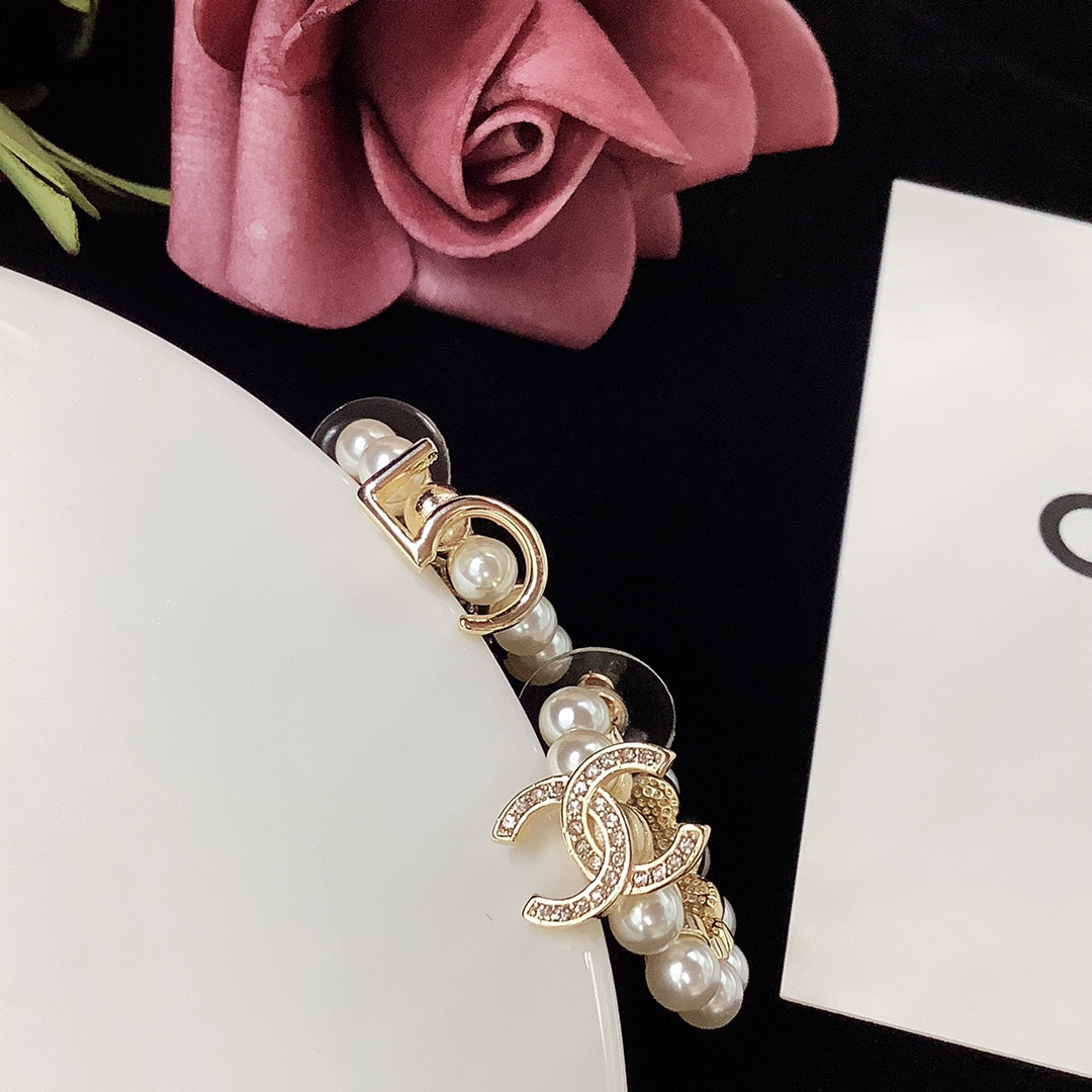 Pearl earrings