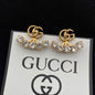 Pearl crystal earrings