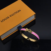 Pink gold bracelets