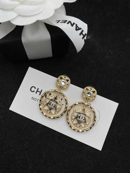 Golden Beautiful Earrings