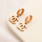 Xiaofeng Titanium Double C Earrings