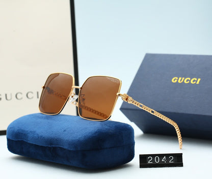 GRADIENT 4 COLORS SUNGLASSES FOR WOMEN lbcase