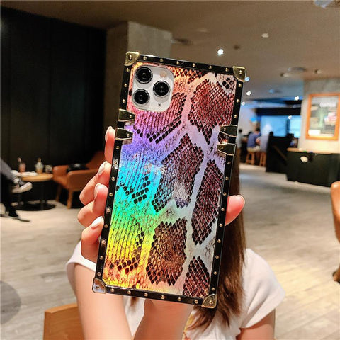 Snakeskin Square Phone Case