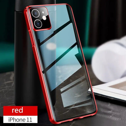 Metal Bumper with Tempered Glass lbcase