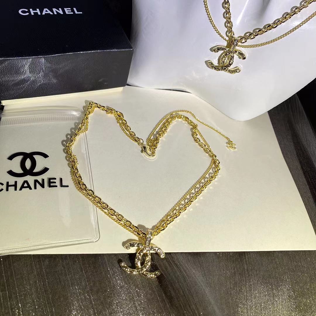 Luxury Fashion Diamond Pendant Necklace lbcase