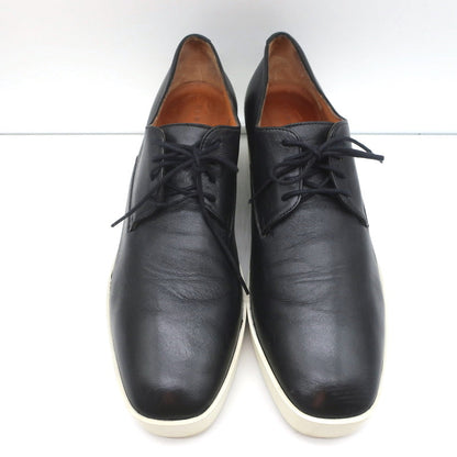 Robert Clergerie Platform Derby Wedges Lindsey Black Leather Size 41